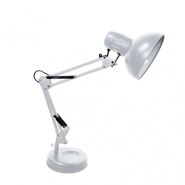 Flexo Rutilo Plata - Fabrilamp (modelo 140371010), lámpara de escritorio articulable en acabado plata para iluminación interior.