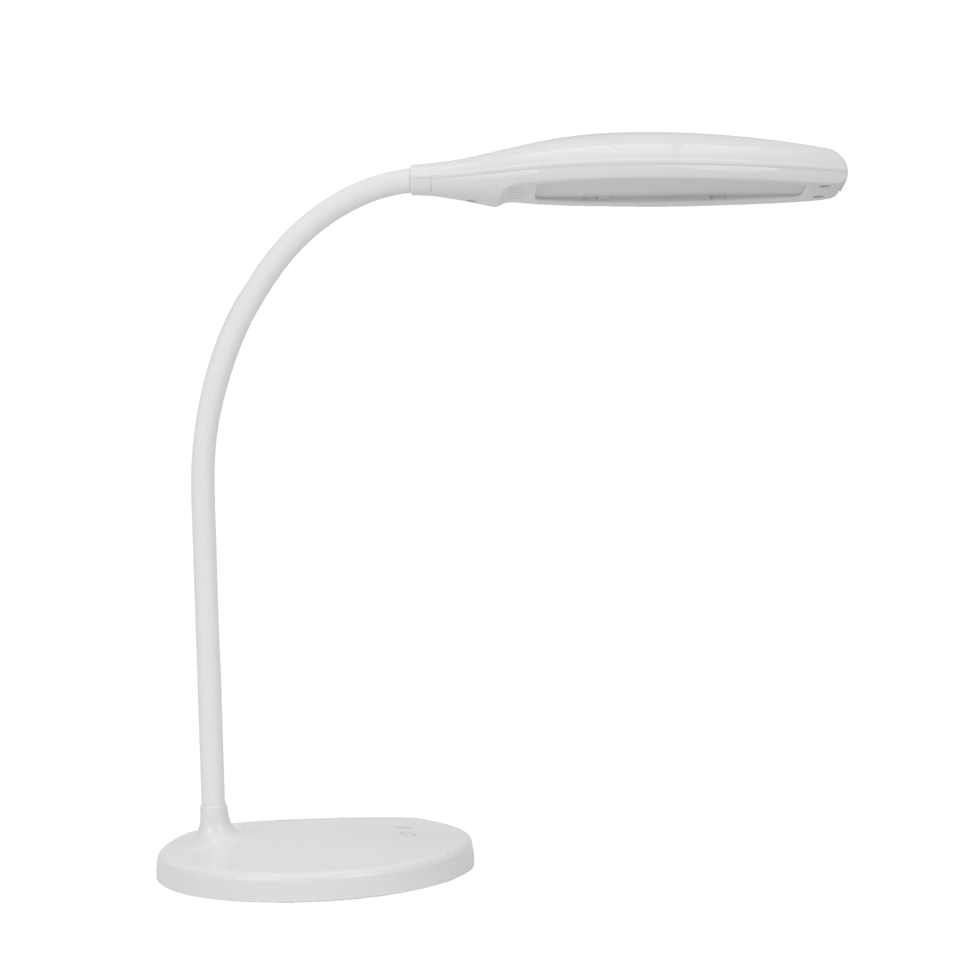 Flexo LED Turmalita Blanco 7W de Fabrilamp - lámpara de escritorio para estudio, iluminación doméstica, modelo 140671001