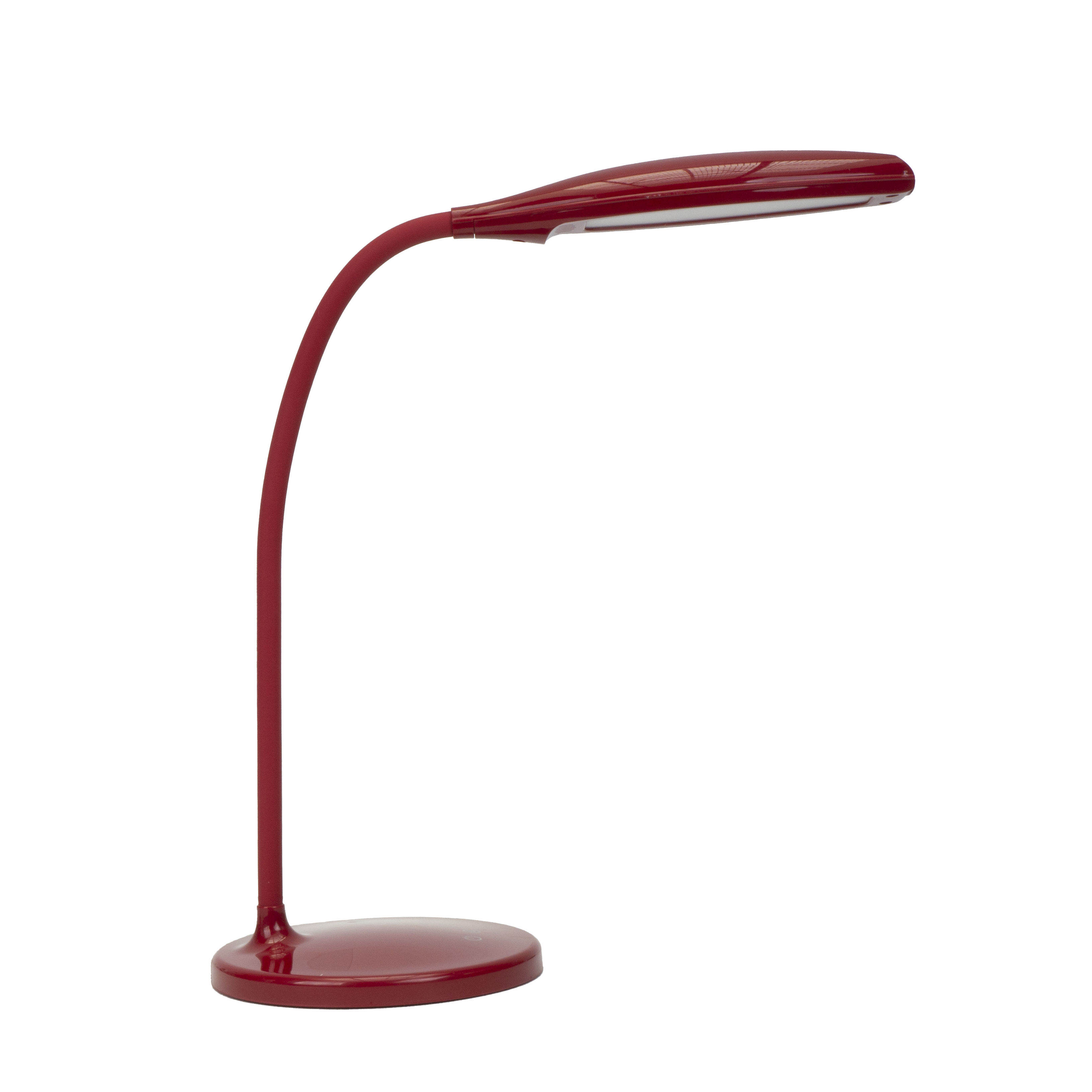 Flexo LED Turmalita Rojo 7W de Fabrilamp, lámpara de escritorio para estudio e iluminación interior, modelo 140671007