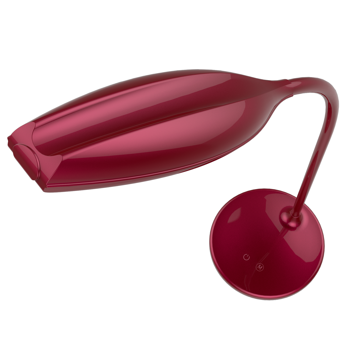 Flexo LED Turmalita Rojo 7W (modelo 140671007) de Fabrilamp, lámpara de escritorio para estudio e iluminación interior