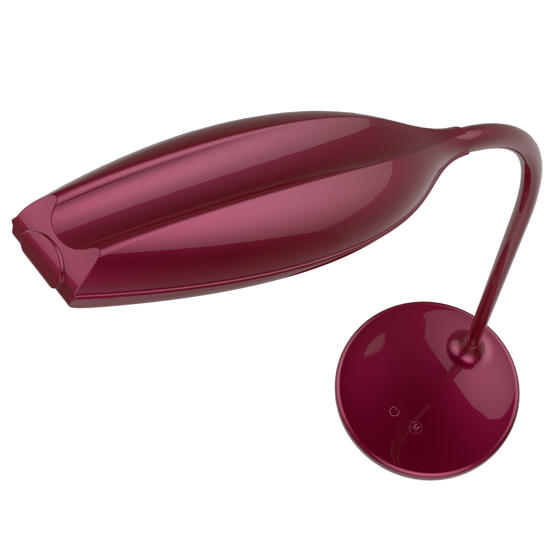 Flexo LED Turmalita Rojo 7W (modelo 140671007) de Fabrilamp, lámpara de escritorio para estudio e iluminación interior