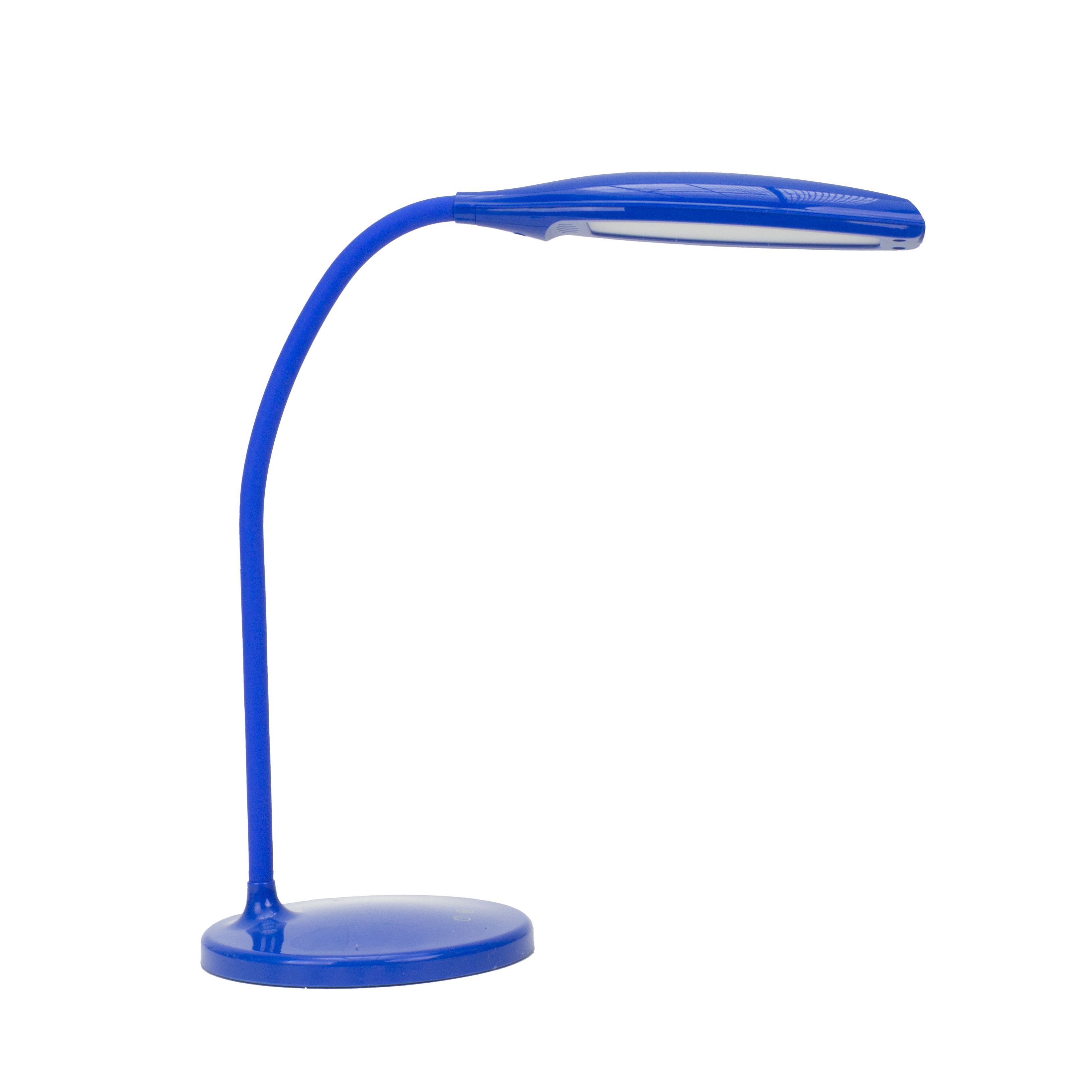 Flexo LED azul Turmalita 7W de escritorio Fabrilamp, lámpara de lectura regulable para oficina, modelo 140671008