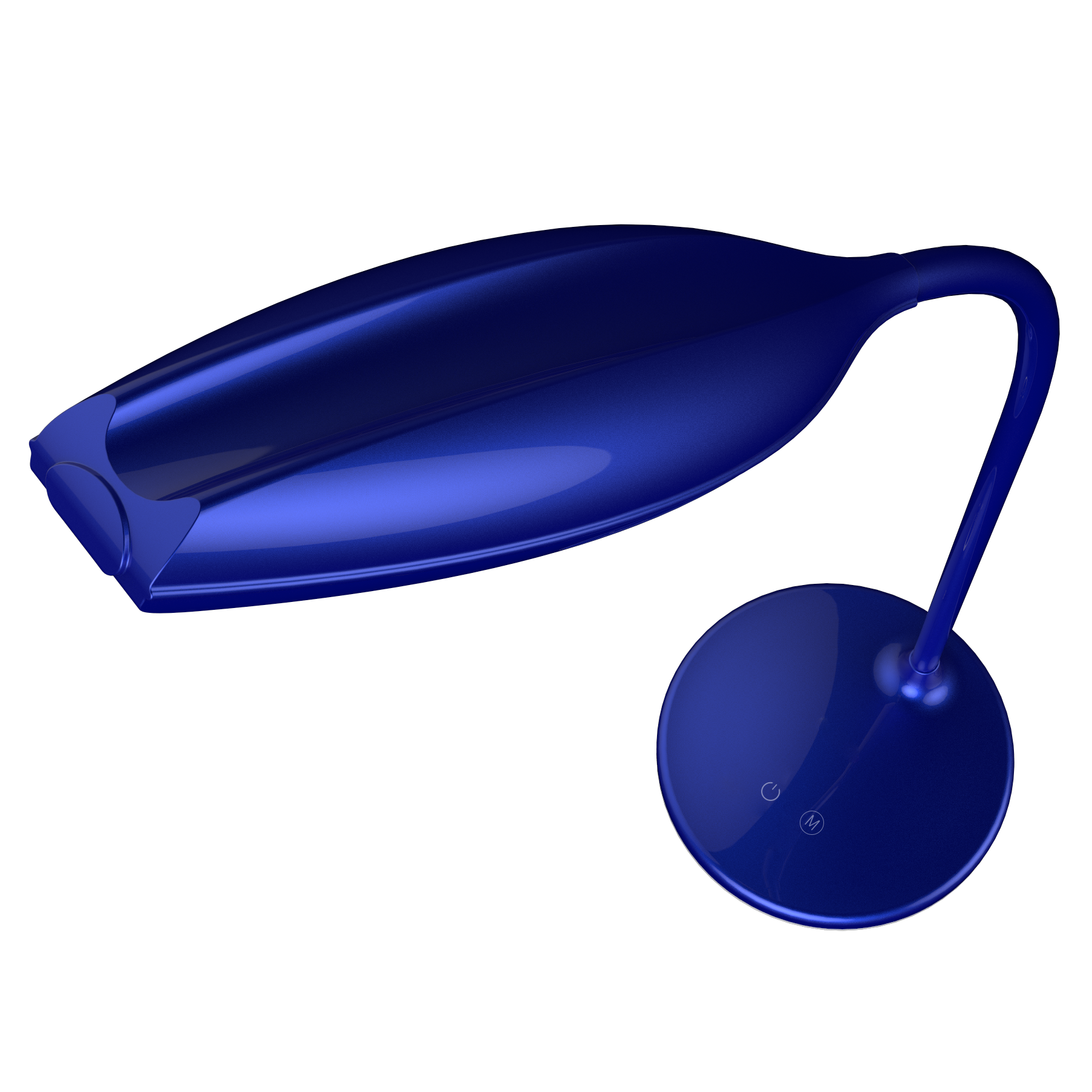 Flexo LED Turmalita Azul 7W - Fabrilamp 140671008: lámpara de escritorio regulable para lectura y oficina, iluminación doméstica, color azul.