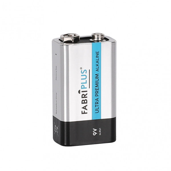 Pila 9V alcalina 6LR61 (14326LR61X) Fabrilamp Abrila para electrónica, bricolaje, hogar y ferretería