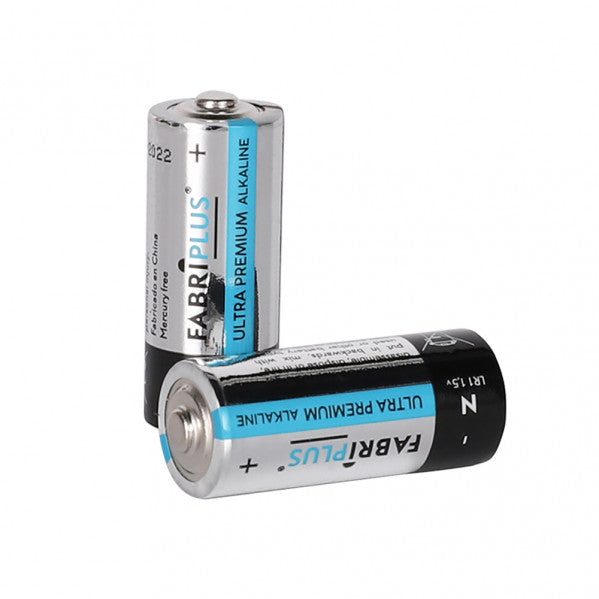 Pilas LR1 Fabriplus 1.5V, Fabrilamp - batería alcalina LR1 para electrónica, hogar y ferretería, ahorro de energía (1432LR1XXX)