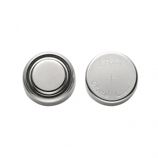 Pila botón LR44 1.5V de Fabrilamp (1432LR44XX) para relojes, calculadoras y electrónica; pila alcalina de ahorro de energía