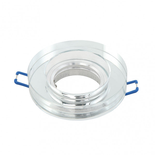 Empotrable Solna Redondo Transparente, Fabrilamp, modelo 14338RG49 — iluminación interior GU10, marco de aluminio y cristal, uso doméstico
