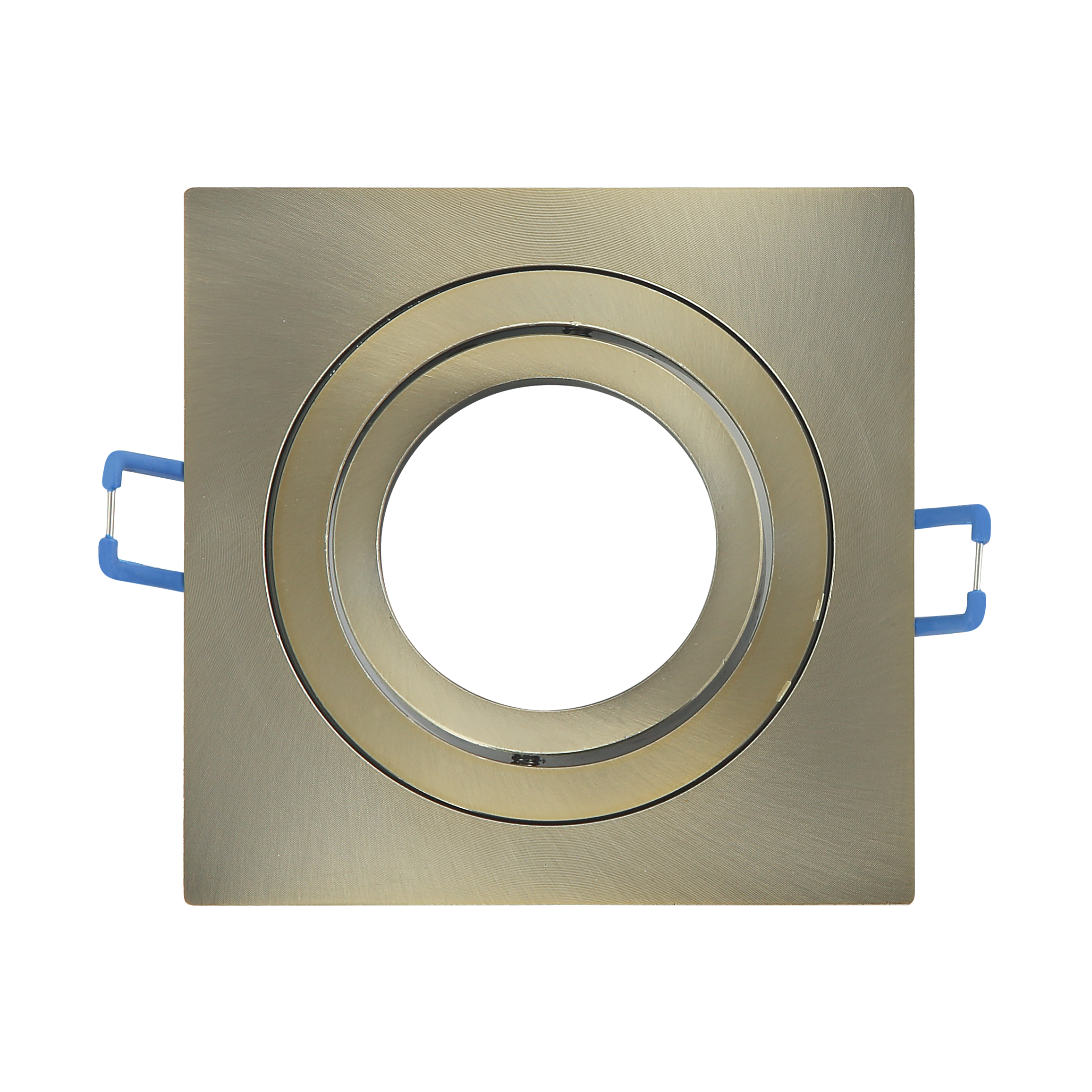 Empotrable Cenote Cuadrado Cuero — Fabrilamp, iluminación interior moderna con domo, compatible GU10 (modelo 14348CU14)