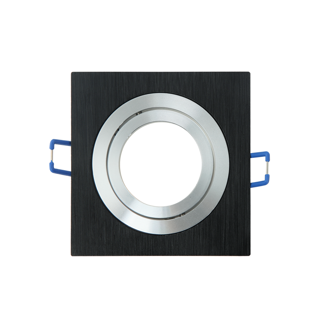 Empotrable Cenote cuadrado en acabado Cromo/Wengué (Fabrilamp 14348CU69), carcasa de aluminio, iluminación interior para uso doméstico.