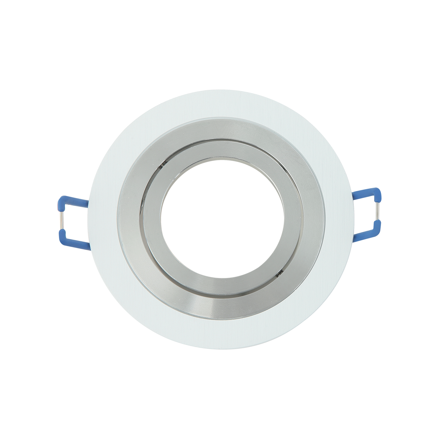 Empotrable Cenote Blanco/Cromo de Fabrilamp (14348RE46) con foco orientable GU10, iluminación interior, aluminio, uso doméstico