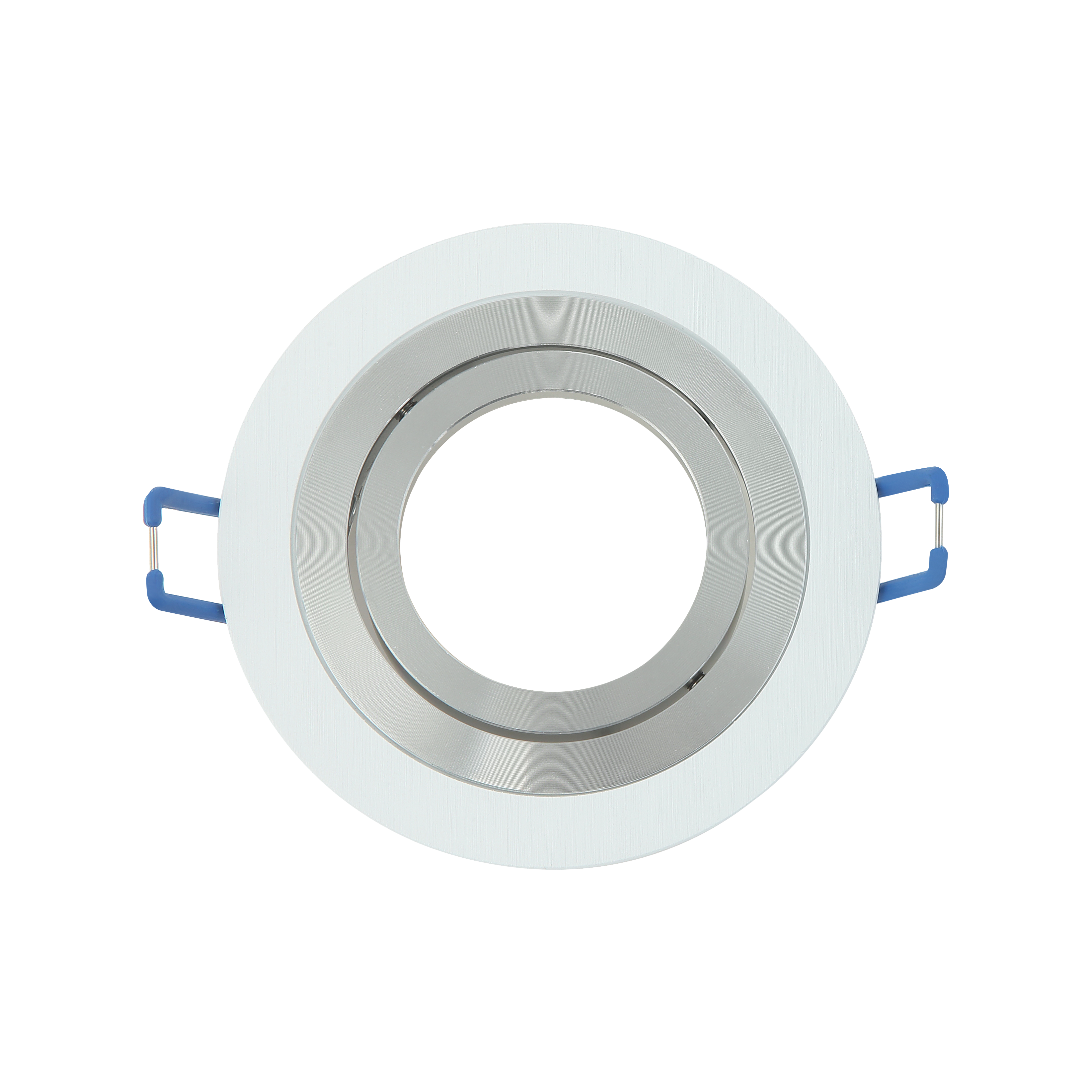 Empotrable Cenote Blanco/Cromo de Fabrilamp (14348RE46) con foco orientable GU10, iluminación interior, aluminio, uso doméstico