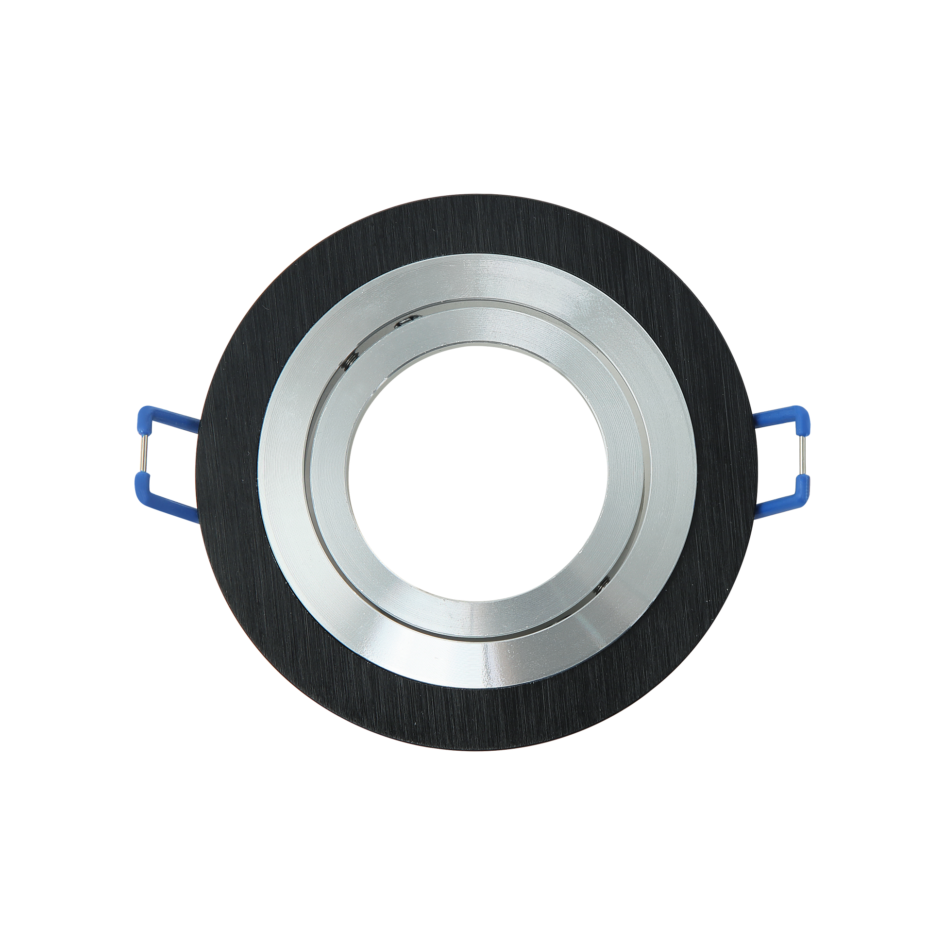 Empotrable Cenote redondo en acabado cromo y wengué para iluminación interior doméstica | Fabrilamp 14348RE69