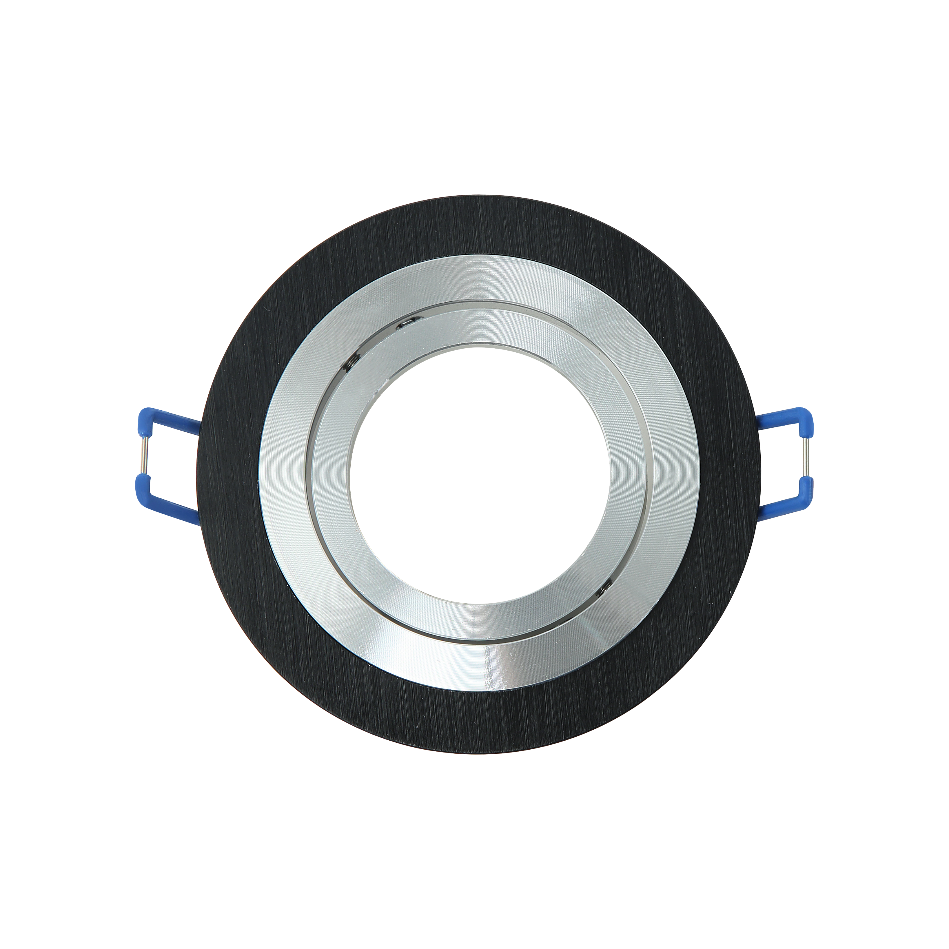 Empotrable Cenote redondo en acabado cromo y wengué para iluminación interior doméstica | Fabrilamp 14348RE69