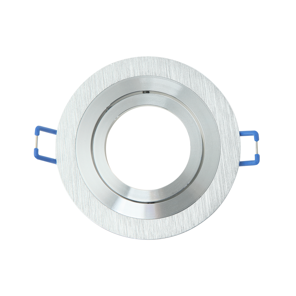 Empotrable CENOTE de aluminio/cromo con foco GU10 orientable para interior - Fabrilamp/Abrila 14348RE70