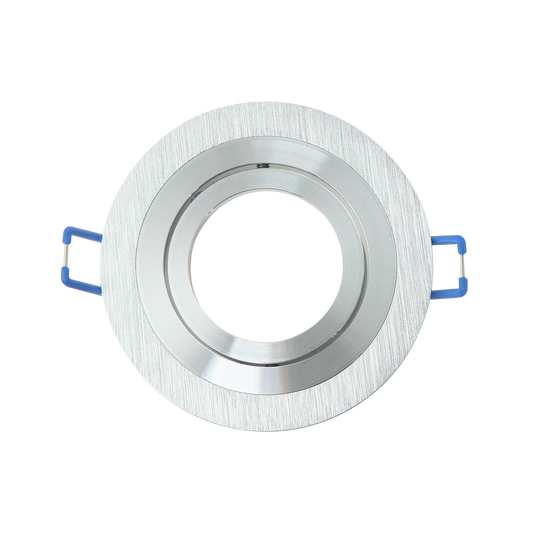 Empotrable CENOTE de aluminio/cromo con foco GU10 orientable para interior - Fabrilamp/Abrila 14348RE70