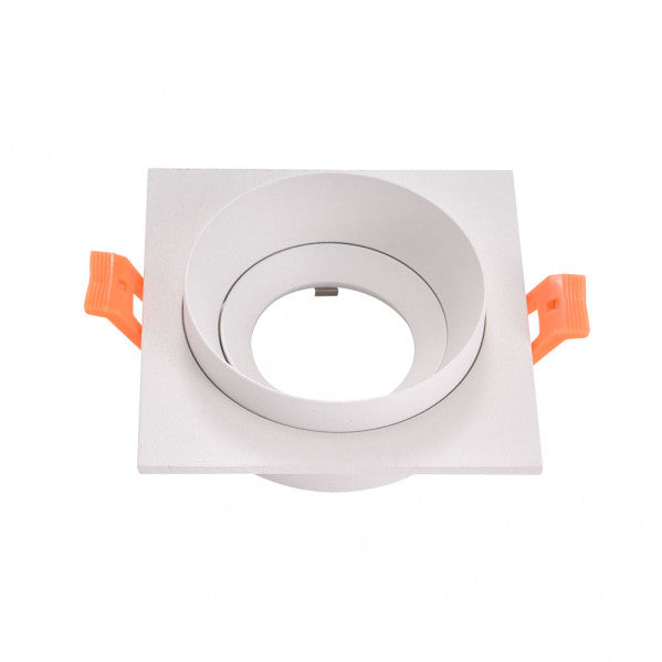 Luminaria empotrable blanca de aluminio, SON DOONG, modelo 14358CU01, Fabrilamp/Abrila, iluminación interior doméstica