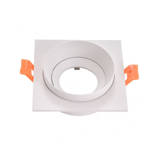Luminaria empotrable blanca de aluminio, SON DOONG, modelo 14358CU01, Fabrilamp/Abrila, iluminación interior doméstica