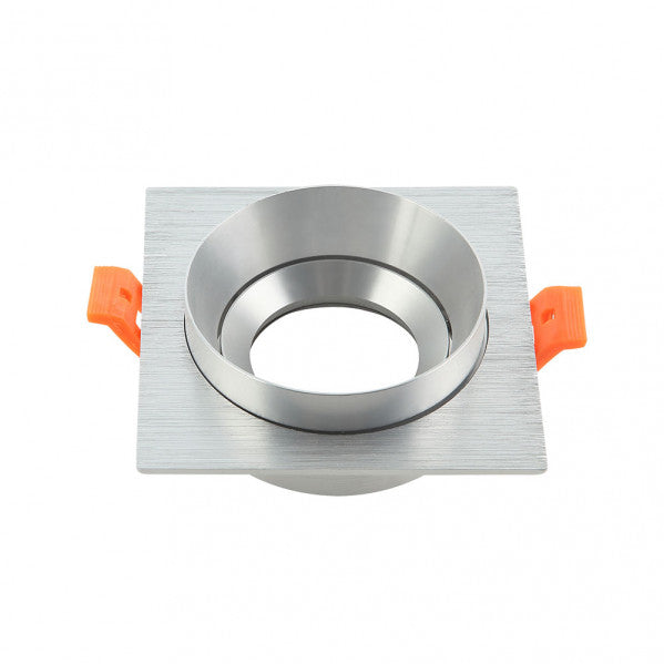 Empotrable LED Son Doong en aluminio cromado, foco orientable, uso doméstico, iluminación interior – Fabrilamp/Abrila, modelo 14358CU70.