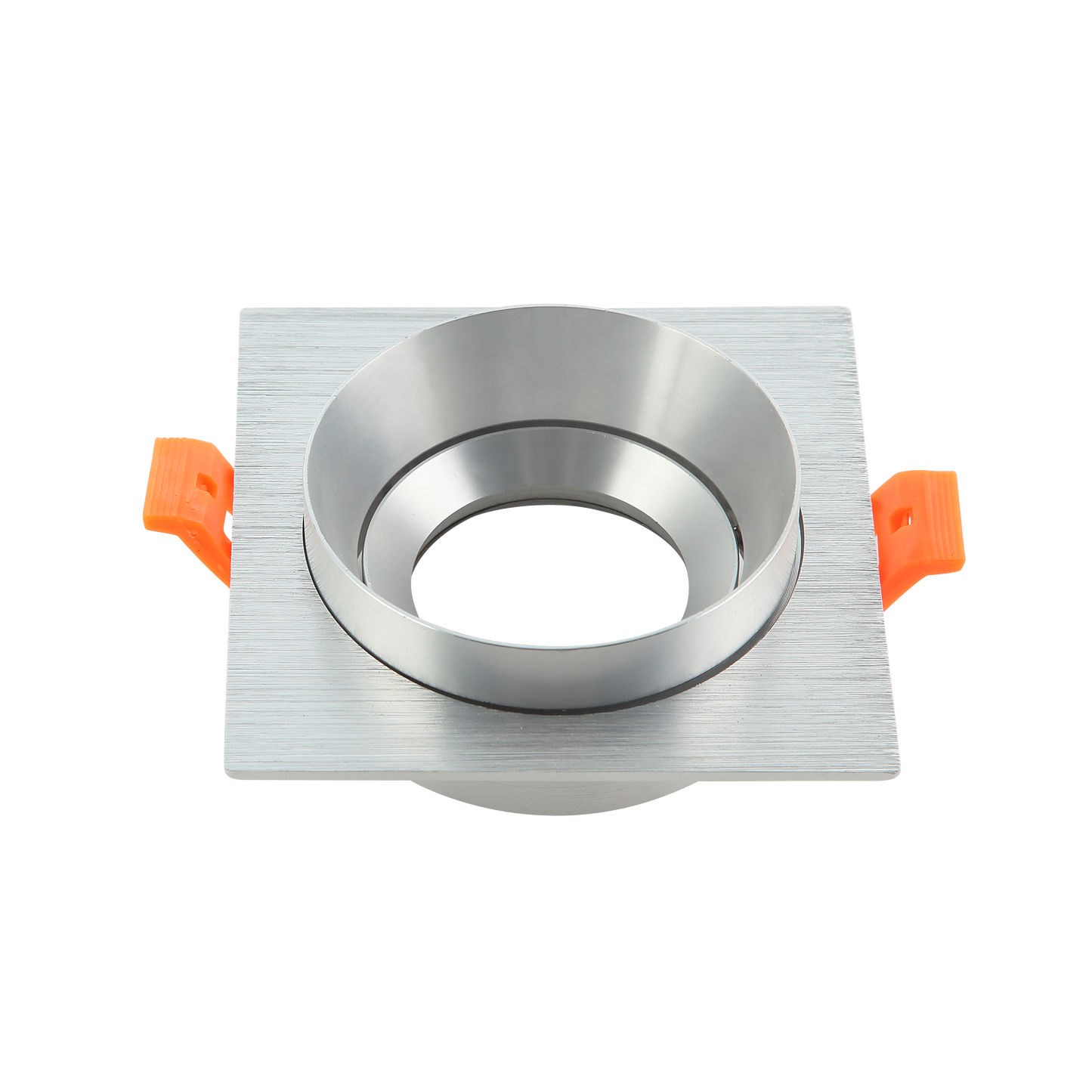 Empotrable LED Son Doong en aluminio y cromo, foco orientable, modelo 14358CU70, Fabrilamp/Abrila, iluminación interior doméstica.