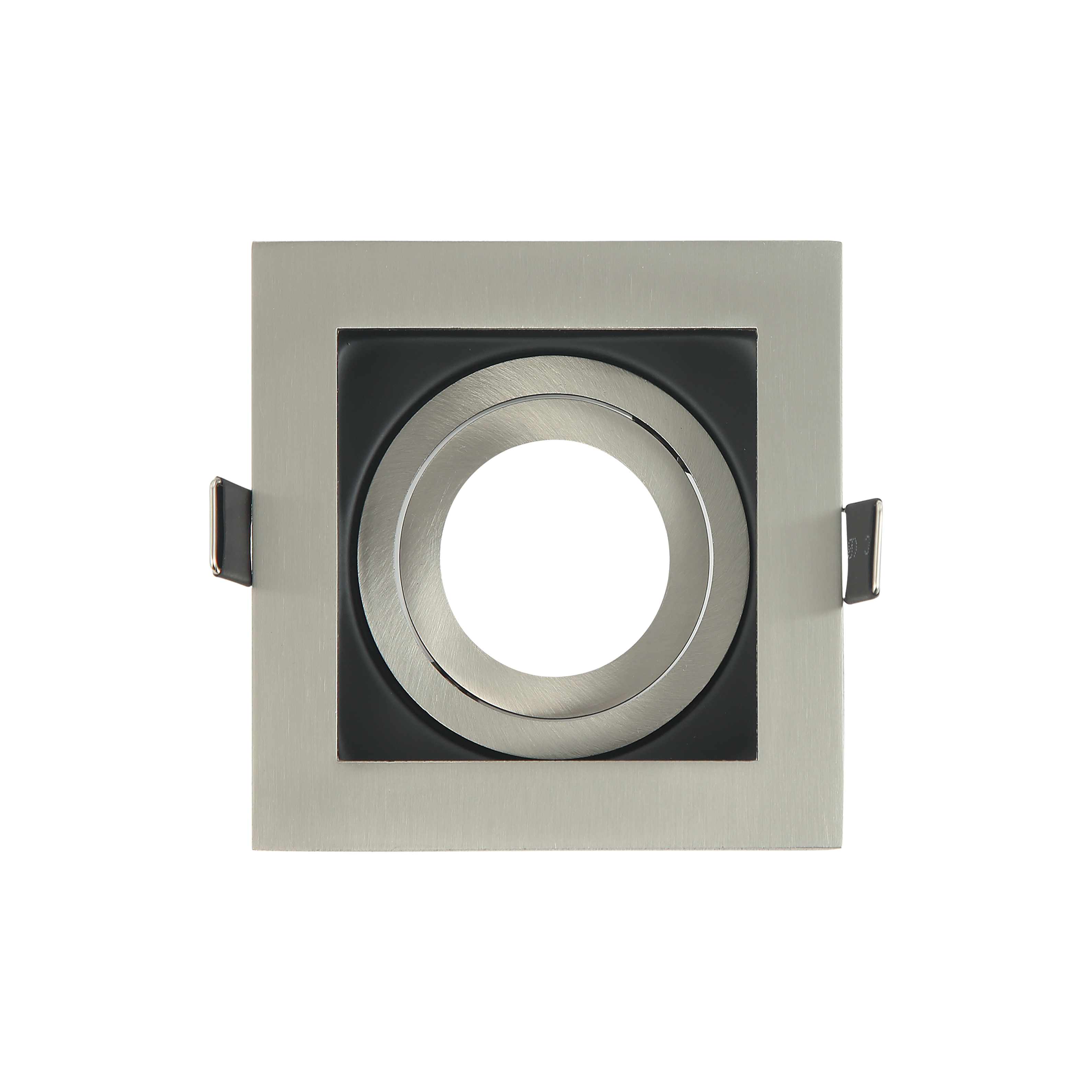 Empotrable Batu Cuadrado Negro/Níquel, Fabrilamp, modelo 14368CU72 – iluminación interior doméstica.