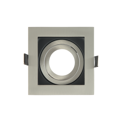 Empotrable Batu Cuadrado Negro/Níquel, Fabrilamp, modelo 14368CU72 – iluminación interior doméstica.