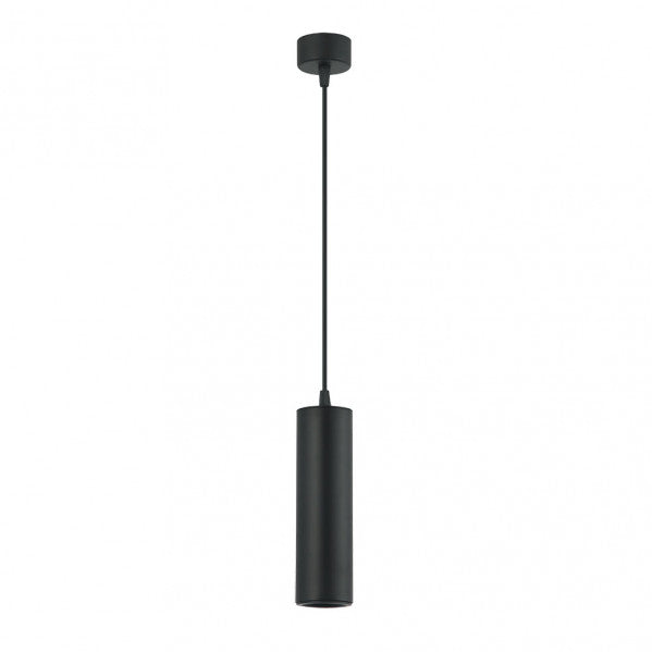 Colgante Drach 1xGU10 negro regulable de Abrila, diseño minimalista moderno en aluminio para iluminación interior doméstica, modelo 143791009