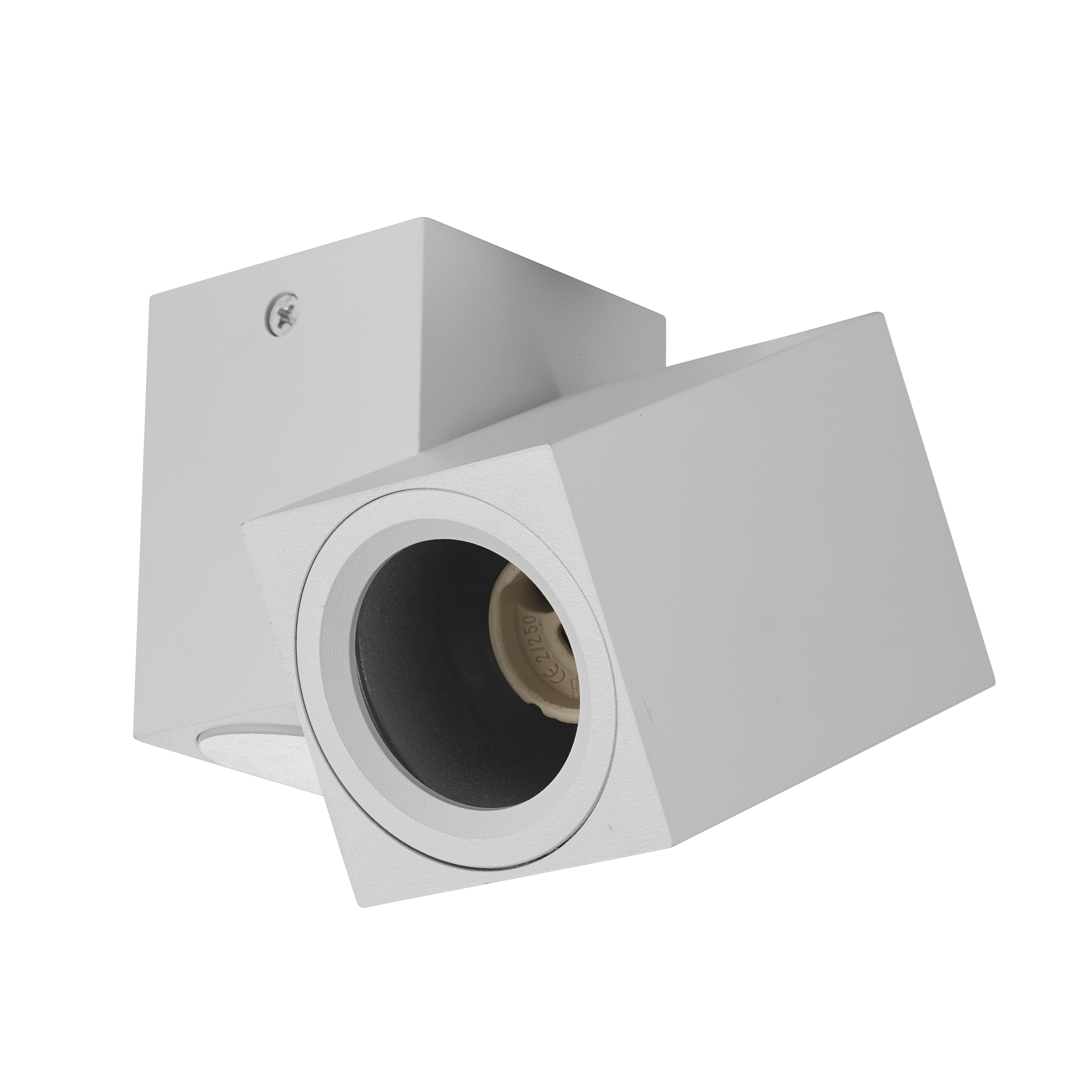 Foco Nerja Blanco Orientable 360° de Fabrilamp/Abrila en aluminio blanco para iluminación interior doméstica