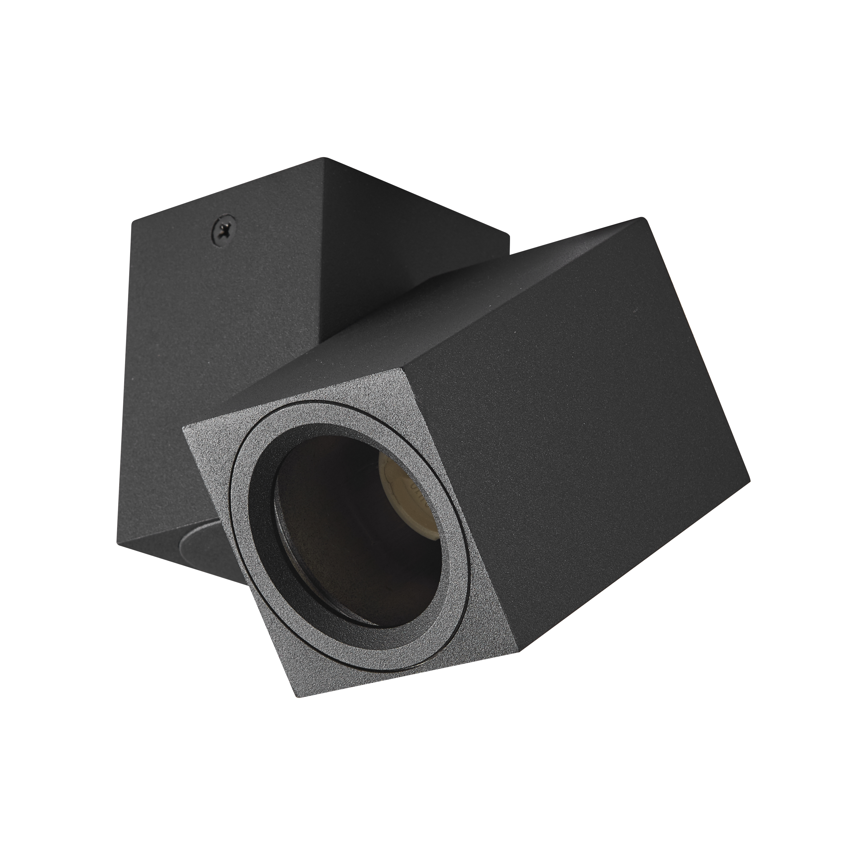 Foco Nerja Negro orientable 360° de Fabrilamp, aluminio para interior – iluminación técnica y doméstica