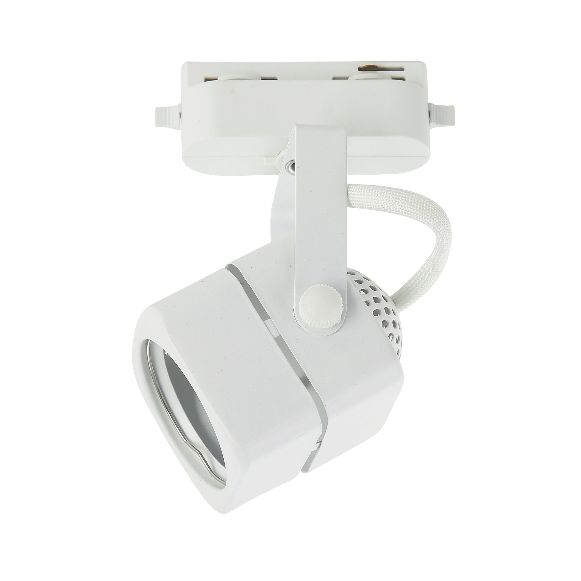 Foco Carril ARTA Blanco - Fabrilamp, GU10, Aluminio, Orientable, Iluminación Técnica para Interior, Doméstico