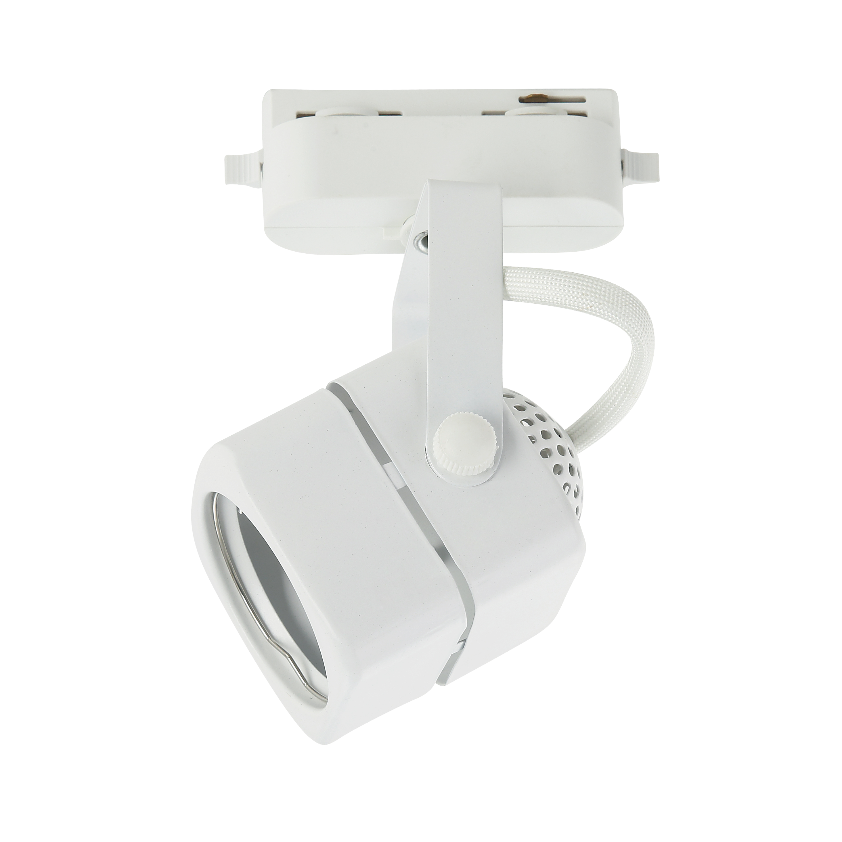Foco Carril ARTA Blanco - Fabrilamp, GU10, Aluminio, Orientable, Iluminación Técnica para Interior, Doméstico