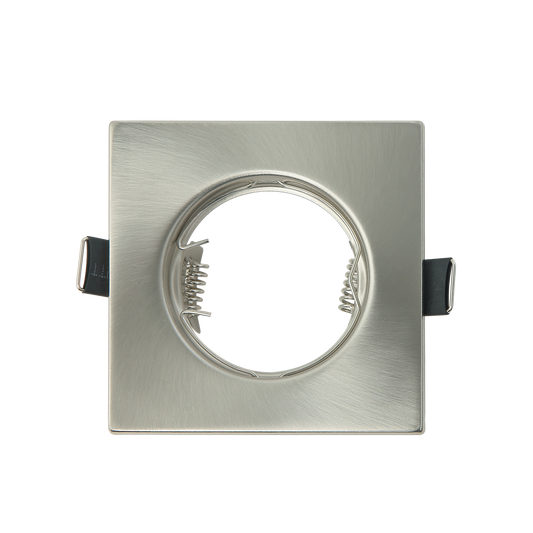 Empotrable MAGURA cuadrado en níquel de metal, Fabrilamp 14428FC03 – Iluminación interior técnica