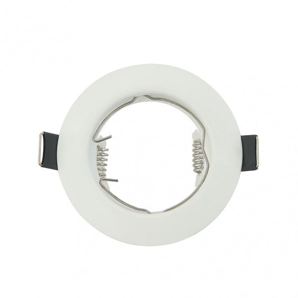 Empotrable Magura redondo blanco mate, Fabrilamp, modelo 14428FR01, luminaria de techo de metal con luz directa para interiorismo.