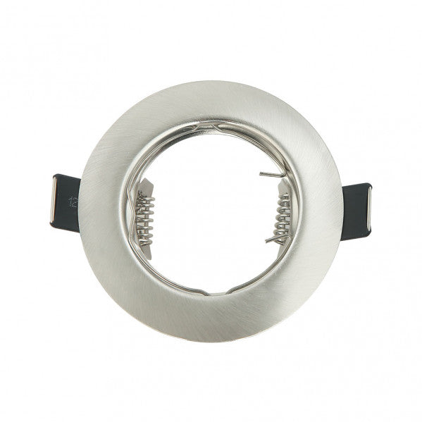 Empotrable Magura Redondo Níquel – Fabrilamp 14428FR03, luminaria de interior en metal, acabado níquel, empotrable circular