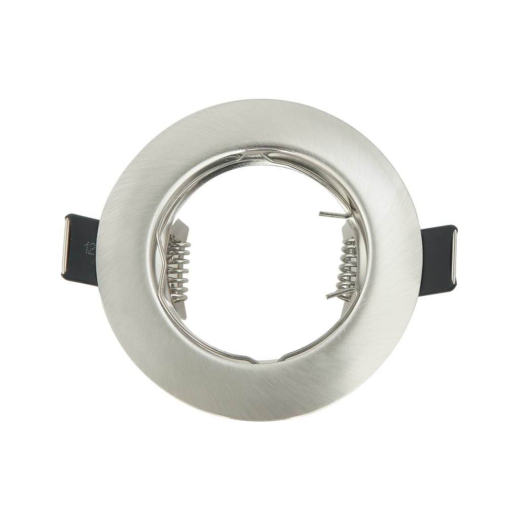 Empotrable Magura redondo en níquel, luminaria interior de metal Fabrilamp 14428FR03