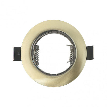 Empotrable Magura Redondo Cuero – Lámpara de interior tipo empotrable de Fabrilamp (modelo 14428FR14), acabado cuero con estructura metálica para iluminación técnica en interiores.