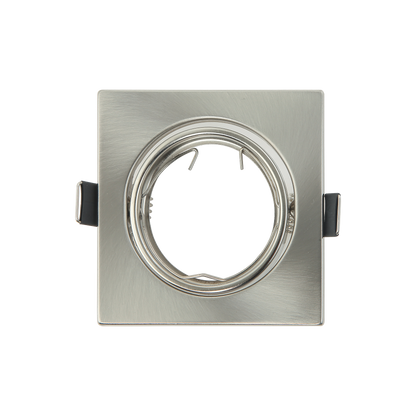 Empotrable Magura Cuadrado Níquel – iluminación interior GU10, metal moderno, Fabrilamp/Abrila, modelo 14428OC03