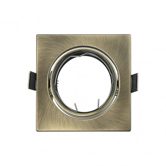 Empotrable cuadrado de cuero MAGURA, Fabrilamp, modelo 14428OC14; luminaria interior de metal para techo, iluminación técnica para hogar.