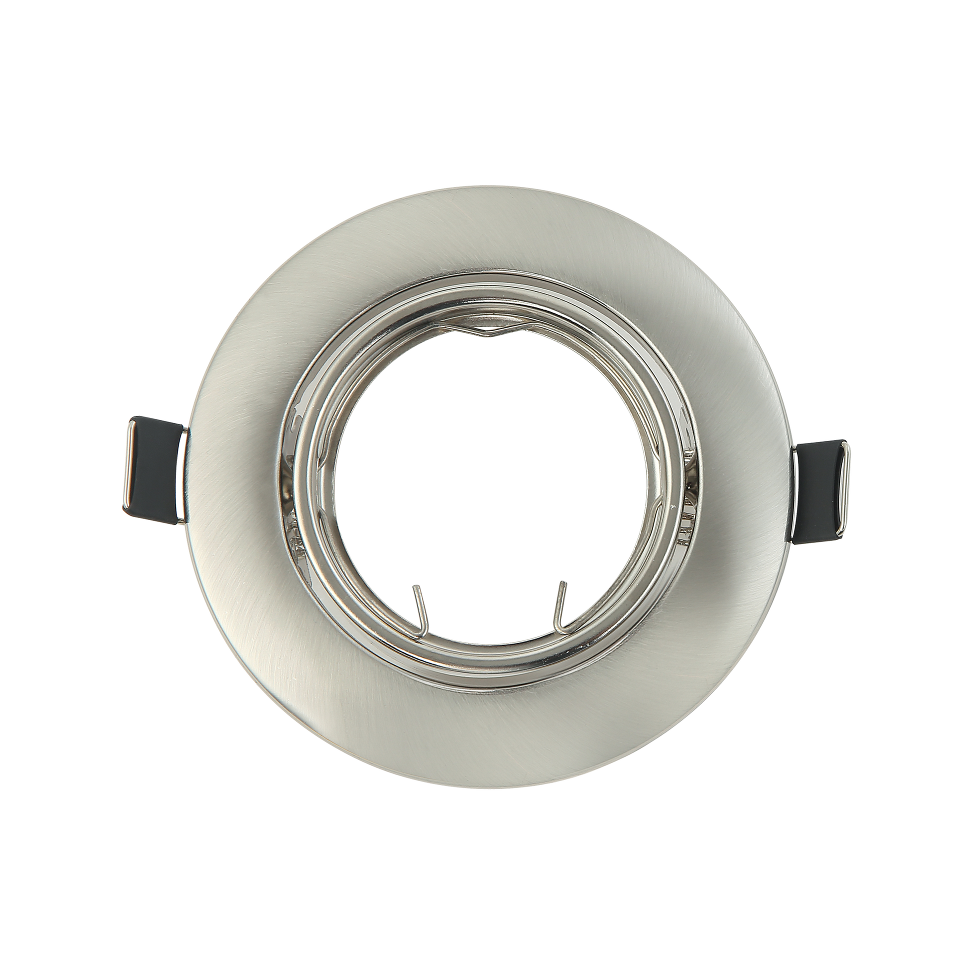 Foco empotrable orientable Magura Níquel, Fabrilamp modelo 14428OR03, iluminación interior en metal níquel