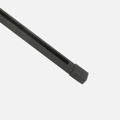 Carril para foco Pindal negro de 1 m, Fabrilamp, modelo 1443CARRIL-1-NE – rail de aluminio para iluminación técnica en interiores