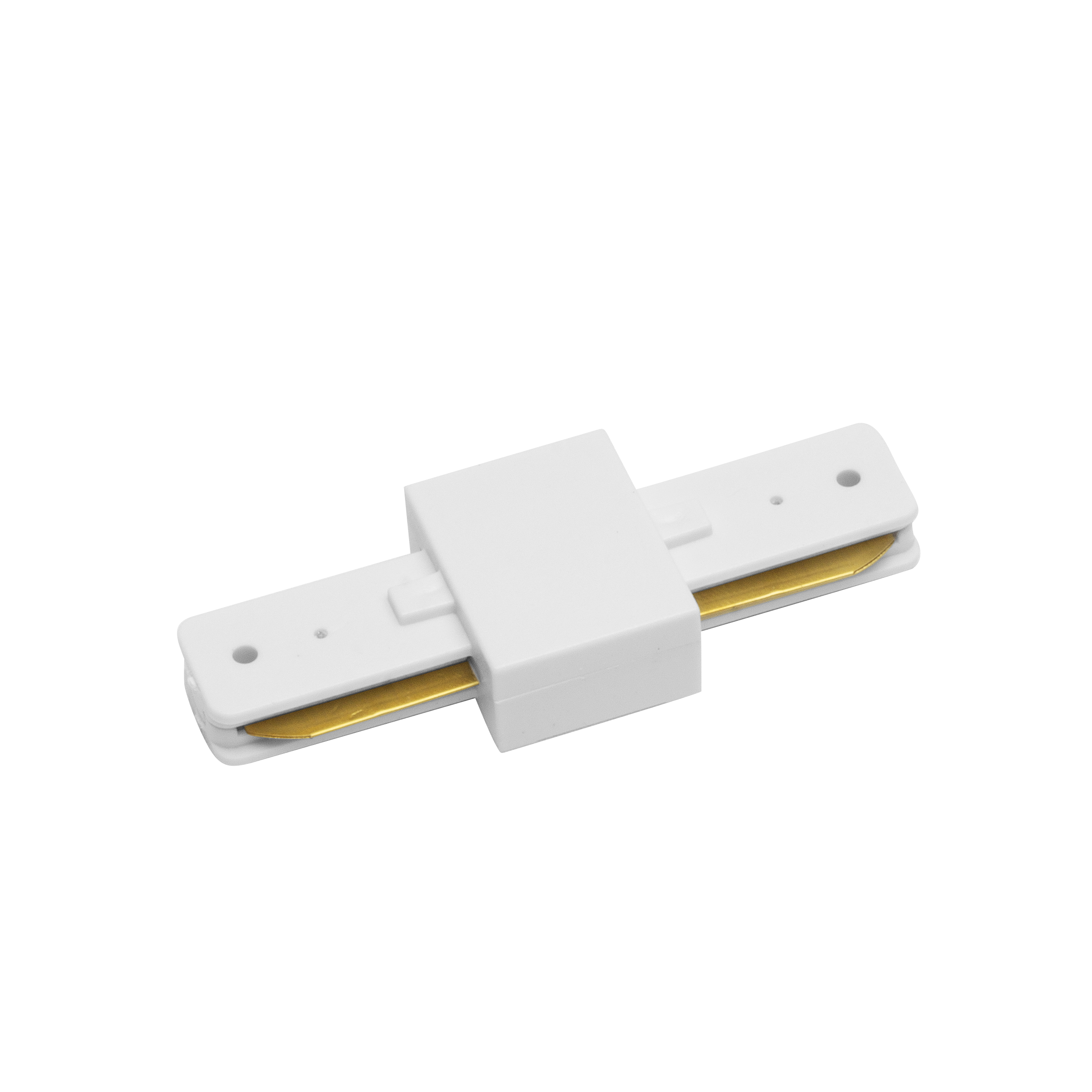 Conector Puente Lineal Pindal Blanco de Aluminio – Fabrilamp 1443CONECT-P-BL para carriles de iluminación técnica en interior.