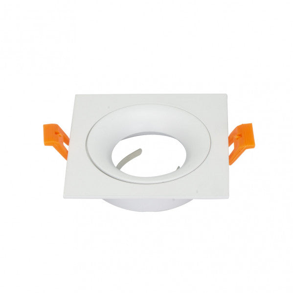 Empotrable Anou Cuadrado Blanco (14448CU01) de Fabrilamp: luminaria empotrable de aluminio con acabado blanco para interior, iluminación GU10 y decoración doméstica