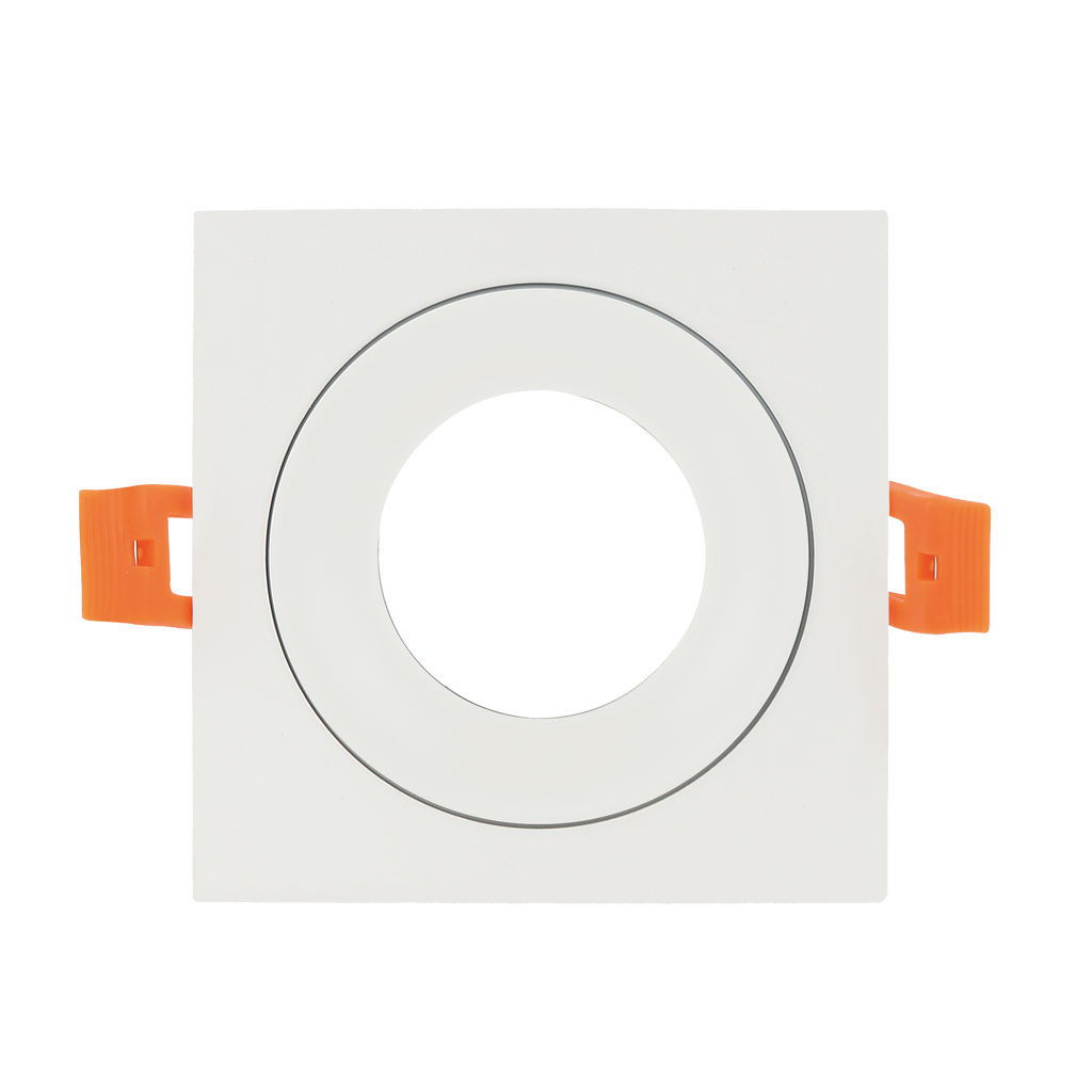 Empotrable Anou Cuadrado Blanco de Fabrilamp 14448CU01, iluminación interior GU10 en aluminio.