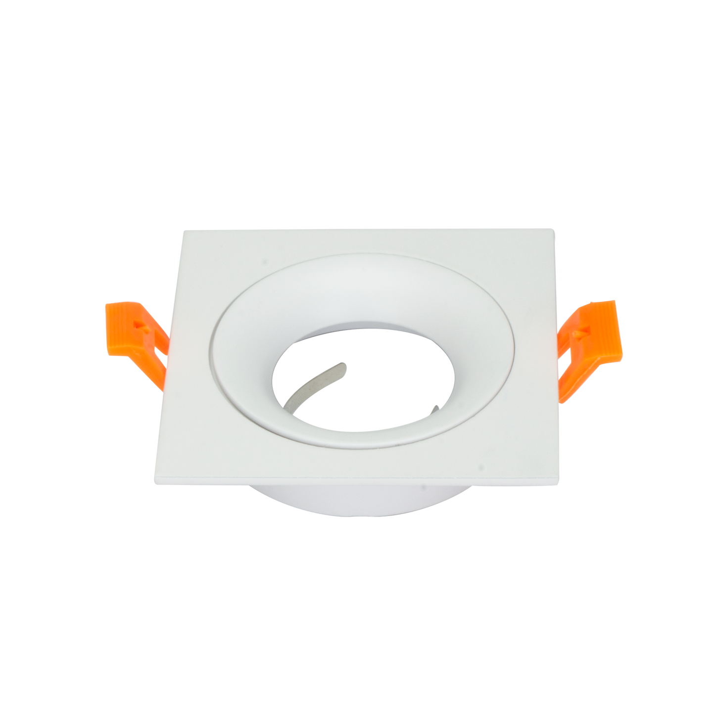 Empotrable Anou Cuadrado Blanco, modelo 14448CU01 de Fabrilamp, iluminación interior en aluminio con base GU10