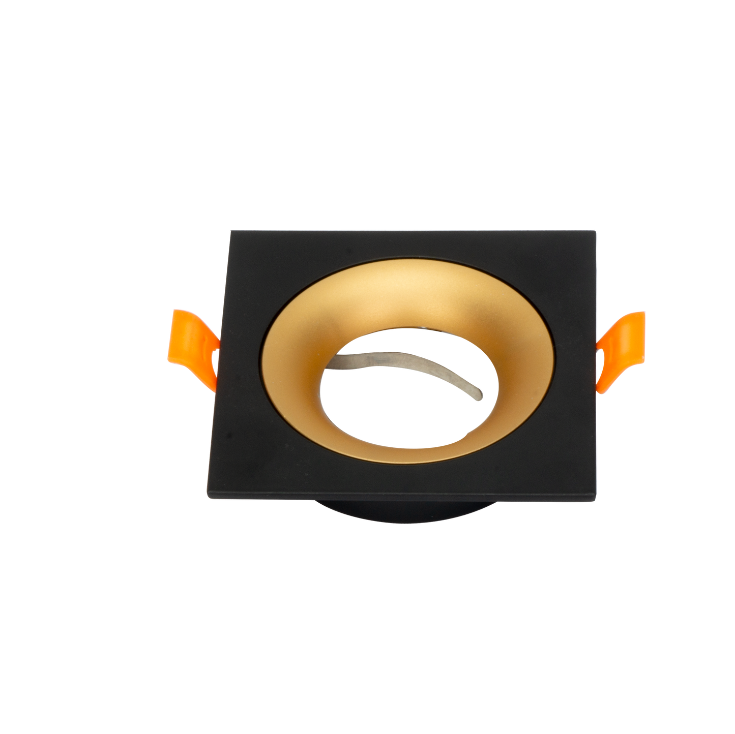 Empotrable cuadrado de aluminio negro/oro Fabrilamp 14448CU16 para techo, iluminación interior GU10