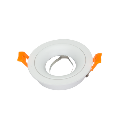 Empotrable ANOU Redondo Blanco de Fabrilamp 14448RE01: luminaria empotrable de techo en aluminio blanco, GU10, iluminación interior, luz directa, uso doméstico.