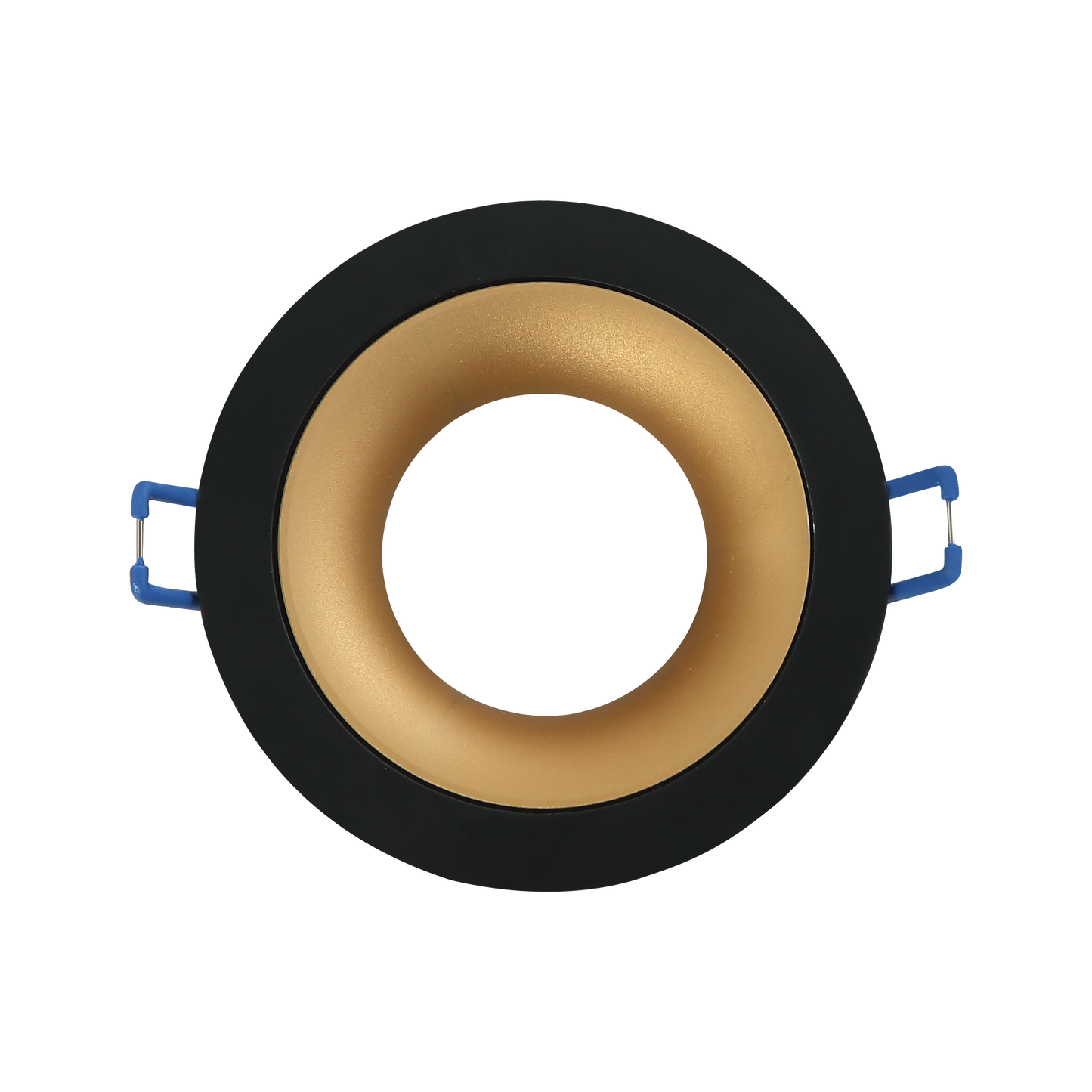 Empotrable redondo ANOU Negro/Oro en aluminio para interior – Fabrilamp 14448RE16, iluminación técnica