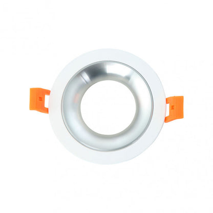 Empotrable ANOU Redondo Blanco/Cromo – Fabrilamp 14448RE46, iluminación interior, luz directa, acabado aluminio