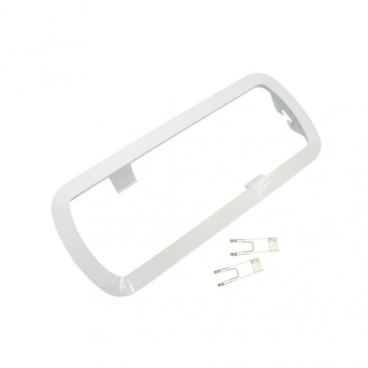 Luz de Emergencia Thonet Blanca, luminaria empotrada de seguridad Fabrilamp (1446KIT-ENCASTRAR) en policarbonato, iluminación técnica para el hogar, luz de emergencia blanca.