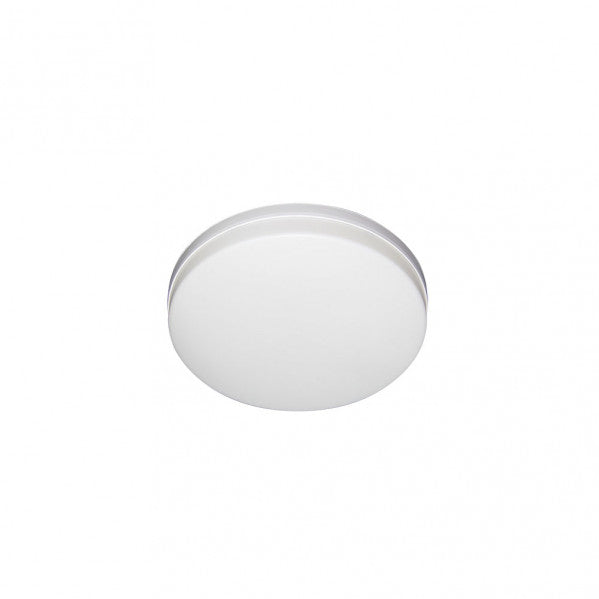 Plafón LED TRUENO 18W blanco redondo de Fabrilamp, iluminación interior doméstica, LED moderno, modelo 145781801