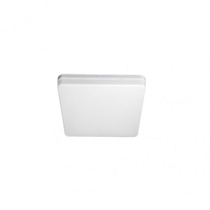 Plafón LED FUTURO 18W Blanco Cuadrado de Fabrilamp, iluminación interior, ahorro energético, moderno